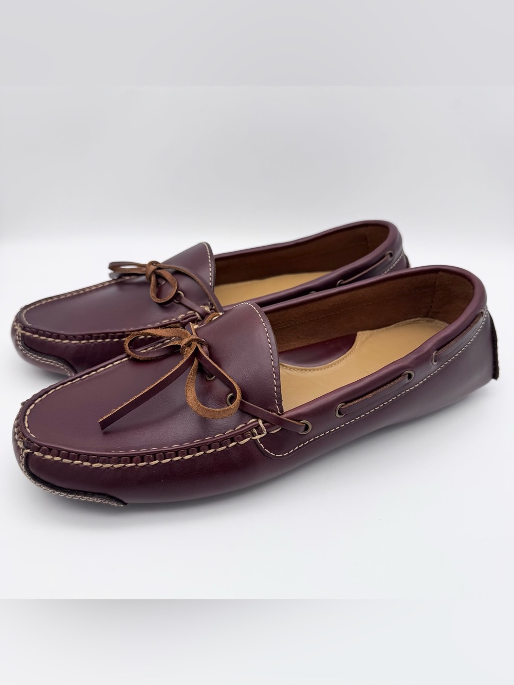 Cole Haan Gunnison Brown Leather Driving Loafers Men 9 D Slip-On New NWOB